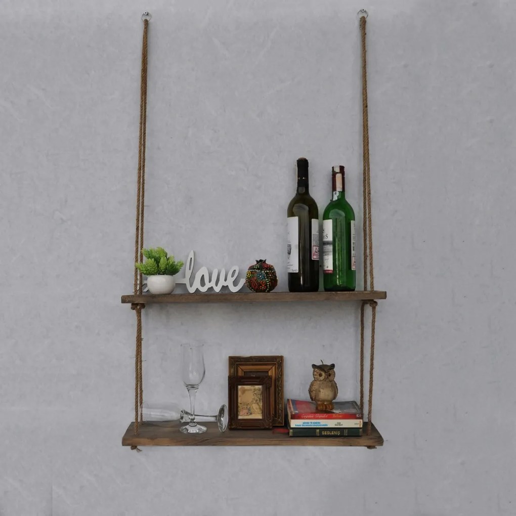 Nástenná polica Polica I orech americký