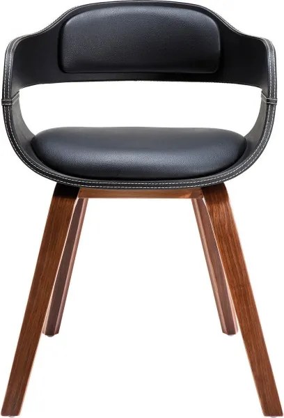 Hnedá Stolička s opierkou Costa Walnut 70,5 × 52 × 51 cm KARE DESIGN