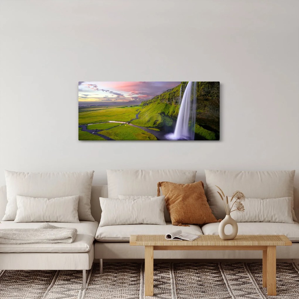 Obraz vodopádov (120x50 cm)