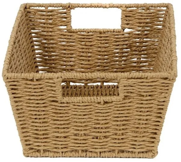 Pletený košík Compactor 31 x 24 x 14 cm, béžová