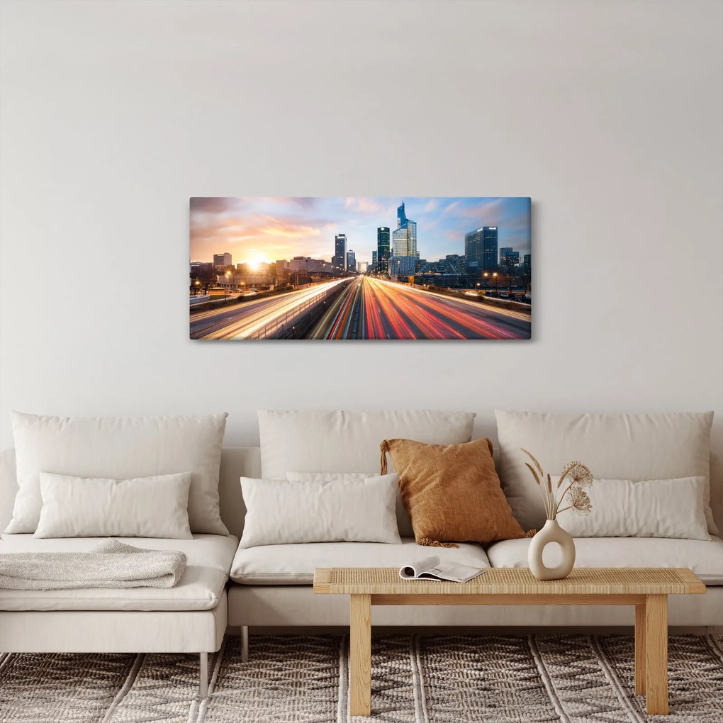 Obraz - Cesta veľkomesta (120x50 cm)