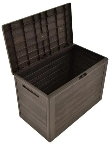 vidaXL Záhradný úložný box hnedý 78x44x55 cm-
