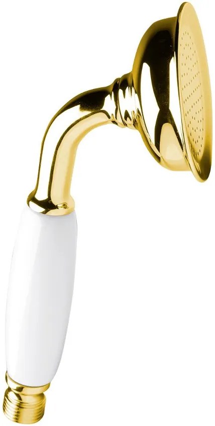 Sapho Epoca DOC105 ručná sprcha, 180mm, mosadz/zlato