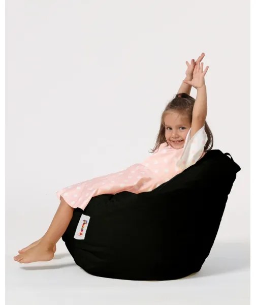 Sedací vak 60x60 cm čierna