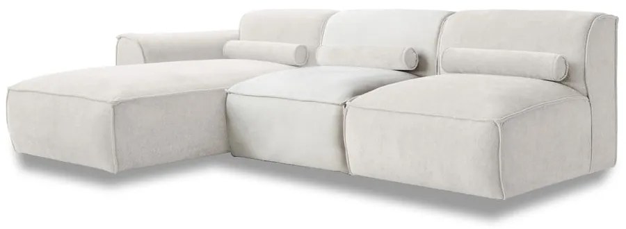 Biela rohová pohovka (ľavý roh) Flex Felix – Miuform