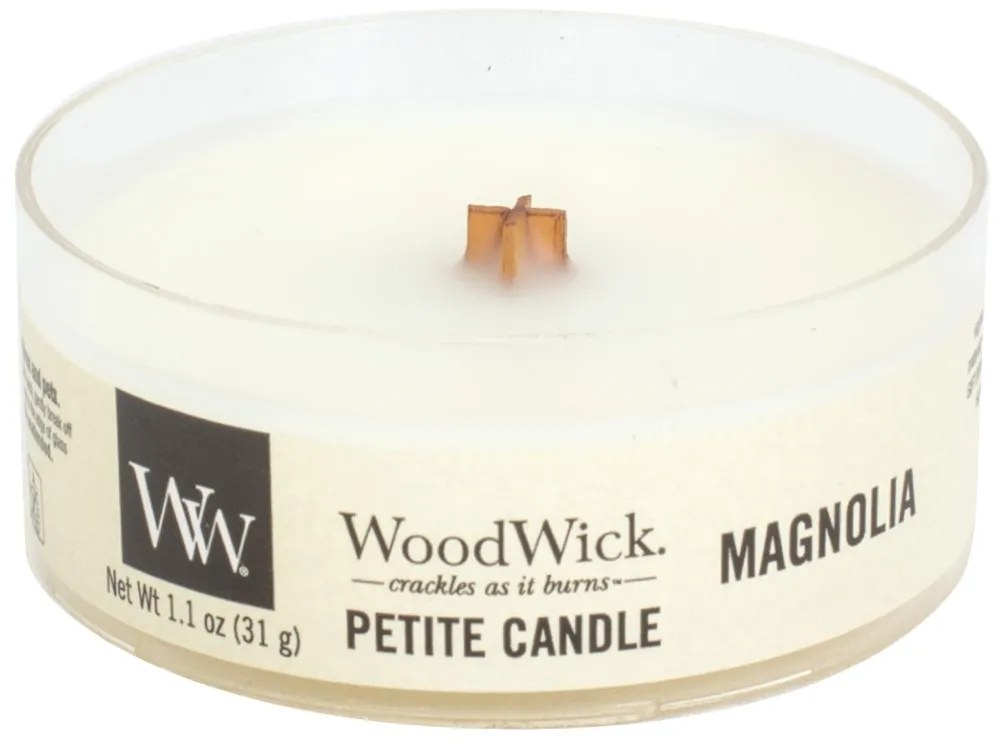 WoodWick vonná sviečka Petite Magnolia