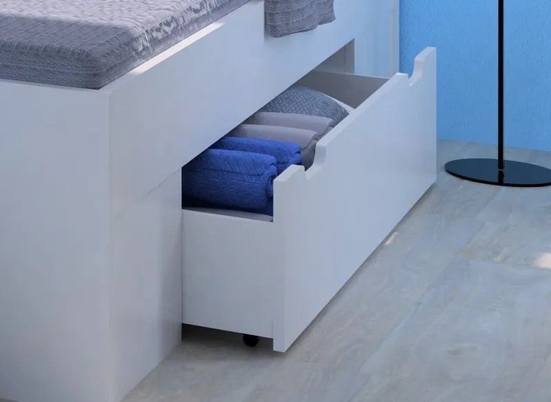 Posteľ Astral 140x200 cm, biela