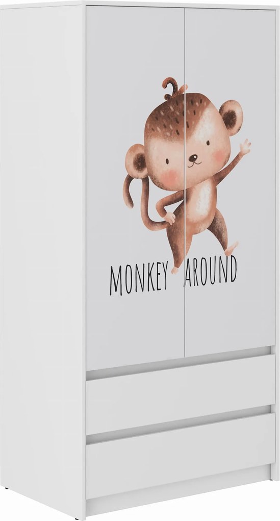 Wooden Toys Detská skriňa B-9 Opica Safari