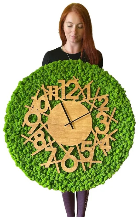 Veľké machové hodiny 80 cm