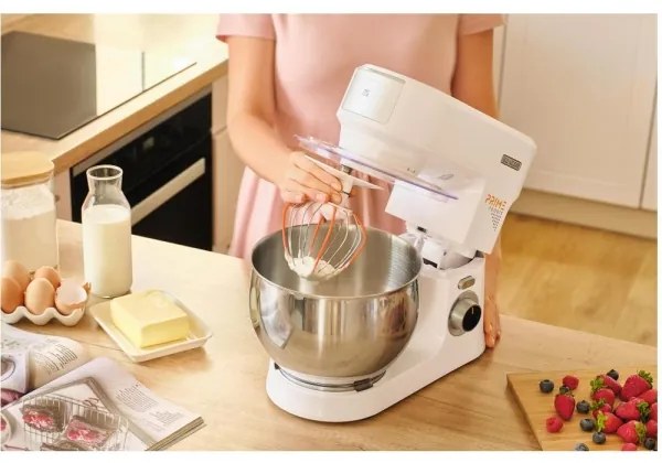 Sencor - Kuchynský robot s nerezovou miskou 1000W/230V biely