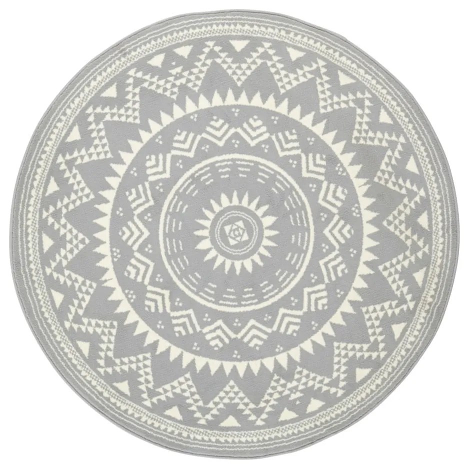 Sivý koberec Hanse Home Celebration Valencia, ⌀ 140 cm