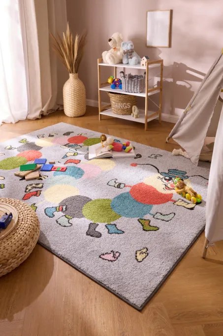 Detský koberec Funky Top Ivo sivý
