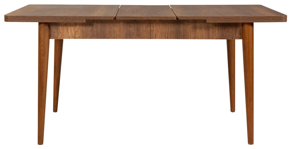 Rozkladací jedálenský stôl Olenna 130-165 cm vzor orech