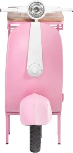 furniture-nabytek.cz - Lakovaný barový pult Scooter Nova Pink z kovu, ružová – 160×50×87 cm