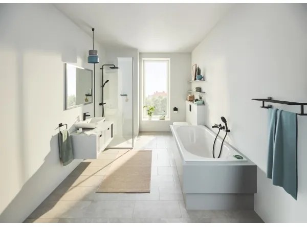 GROHE 409752430 - Držiak na uteráky START CUBE 18,8 x 13,8 cm čierny