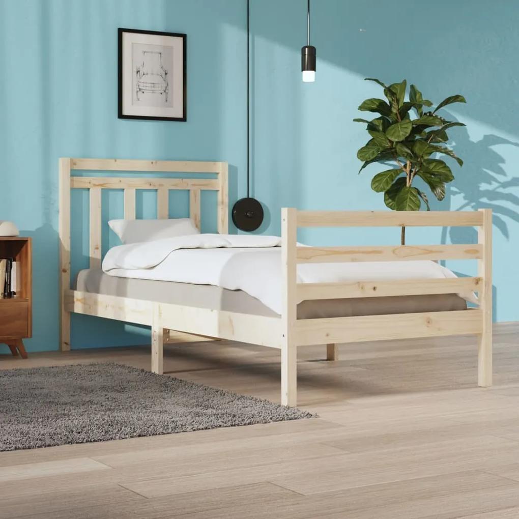 Rám postele masívne drevo 100x200 cm