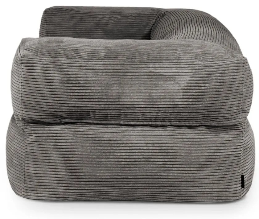 Svetlosivý menčestrový sedací vak Sofa MooG – SLOWDOWN