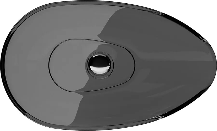 Besco Doskové umývadlo zo syntetickej živice Neya 60x35 cm Carbon Grey s výpusťou Click-Clack BESCO-Typ výpuste: Click-Clack bez prepadu, čierna matná