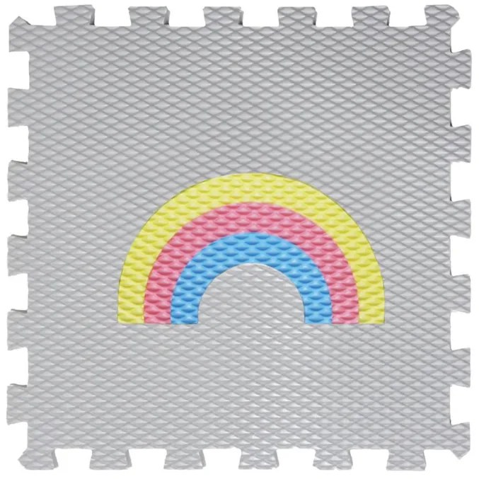Penová hracia podlaha DÚHA do detskej izby