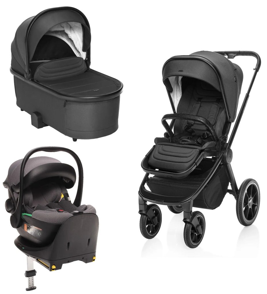 Set kočík Move Cross 3 + hlboká korba Move XL 3 + autosedačka+isofixová základňa