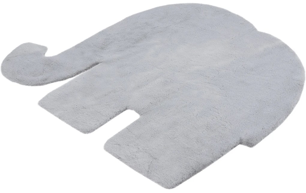 Pre zvieratá: kusový koberec Luna 854 silver, 76x99, šedá, detská izba, Obsession