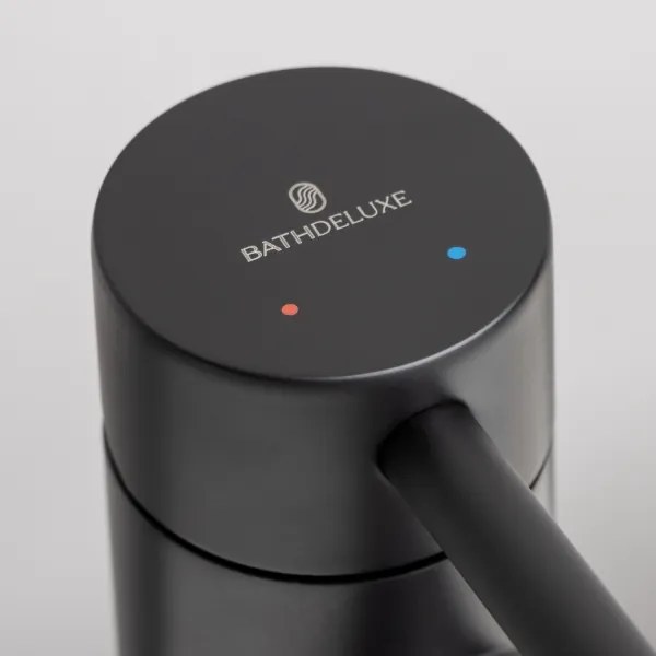 Umývadlová batéria RINGSTED 17,8 cm matná čierna