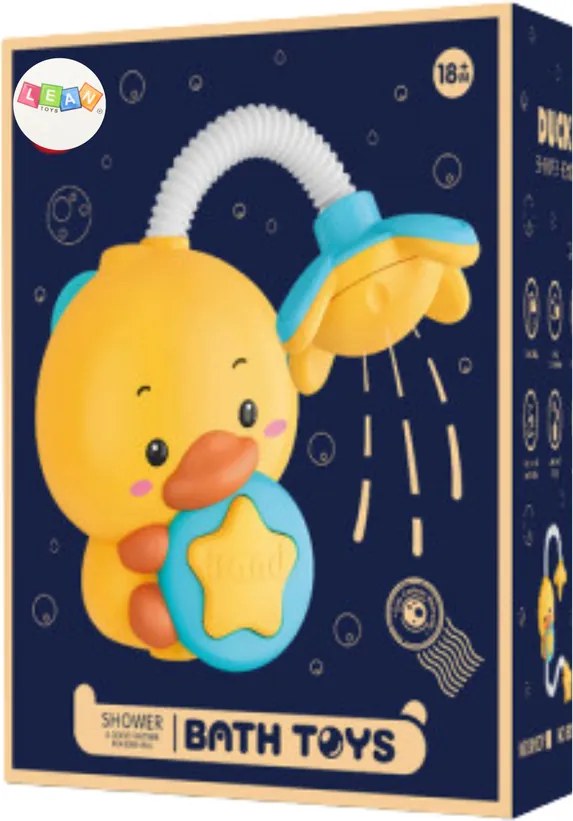 LEAN Detská sprcha na batérie Kačička