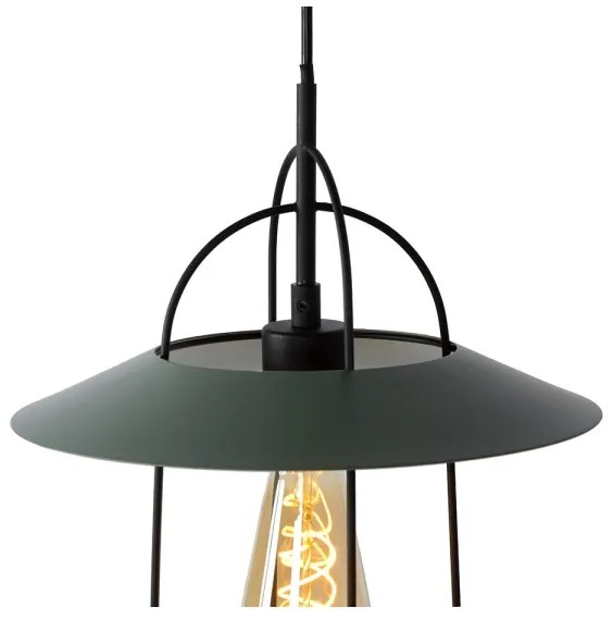 Lucide 74309/01/37 - Luster na lanku MASSON 1xE27/40W/230V tyrkysová