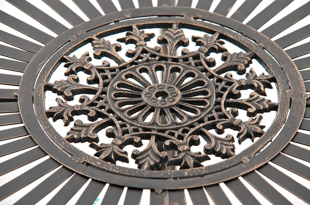 Kovový stôl Indra - Bronzová