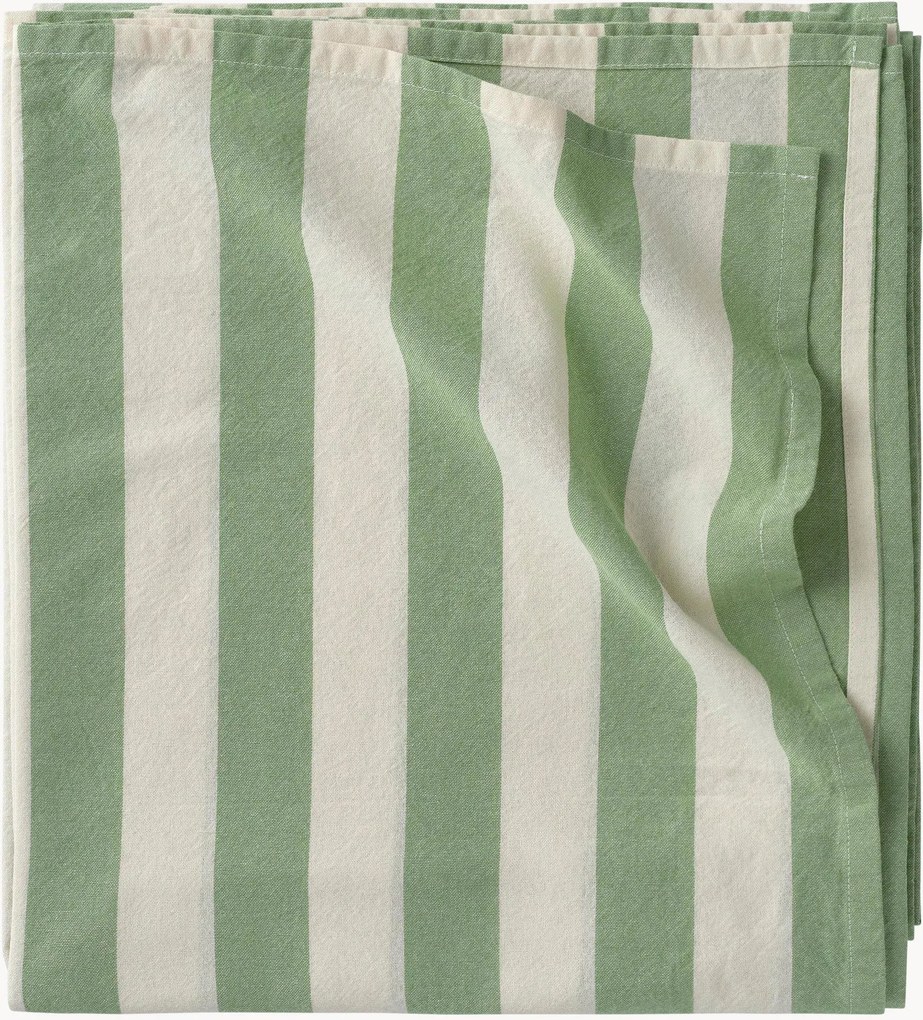 Pruhovaný bavlnený obrus Majken