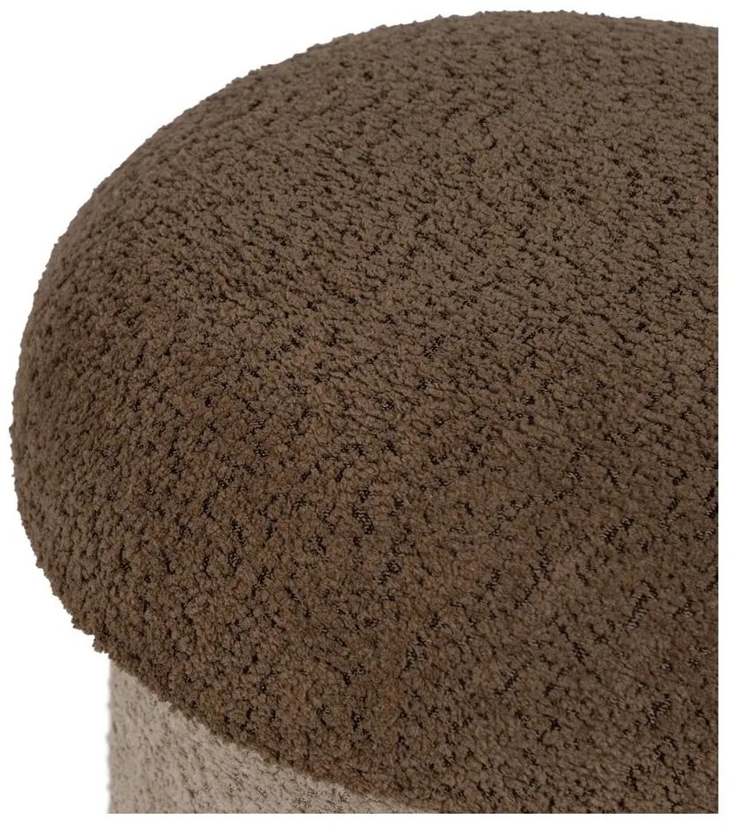 Hnedo-béžový taburet – Ixia