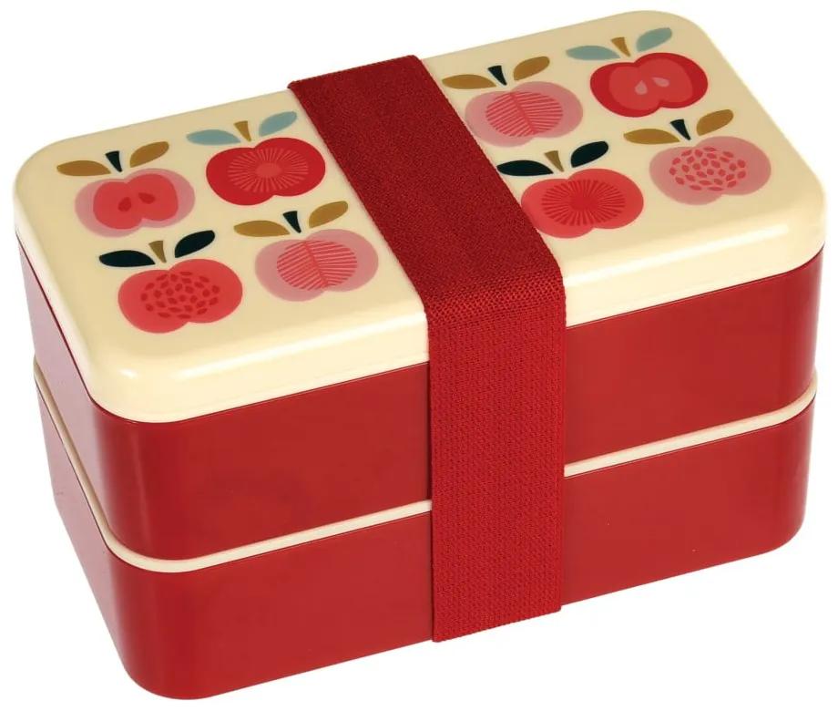Desiatový box 2 ks/s príborom Vintage Apple – Rex London