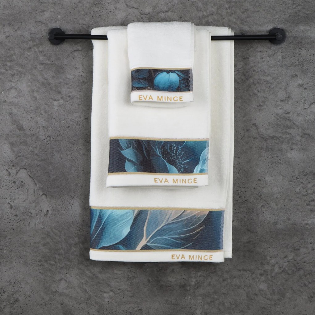 Eva Minge FROTÉ UTERÁK EVA MINGE12 SADA 1KS 30X50 CM, 1KS 50X90 CM, 1KS 70X140 CM BIELA