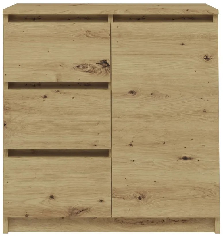 Komoda Musecalo 12 (dub artisan). Akcia -24%. Vlastná spoľahlivá doprava až k Vám domov. 1132868