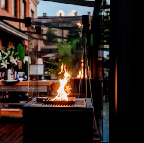 Ohrievač na záhradu Patio Slim Black