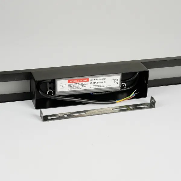 Brilagi - LED vonkajšie nástenné svietidlo LUNA LED/24W/230V 3000K IP65 čierne