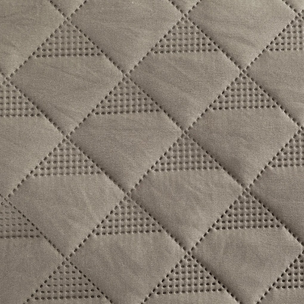 PREHOZ NA POSTEĽ VANESA 170X210 CM TMAVOBÉŽOVÝ