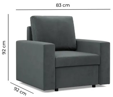 Kreslo NEO Poso svetlozelené