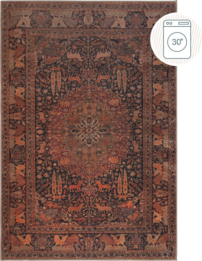 XXXLutz TKANÝ KOBEREC, 152/230 cm červená Flair Rugs - Online Only bytové doplnky - 003165039902