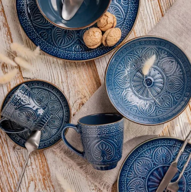 Miska INDIE tmavomodrá 749278