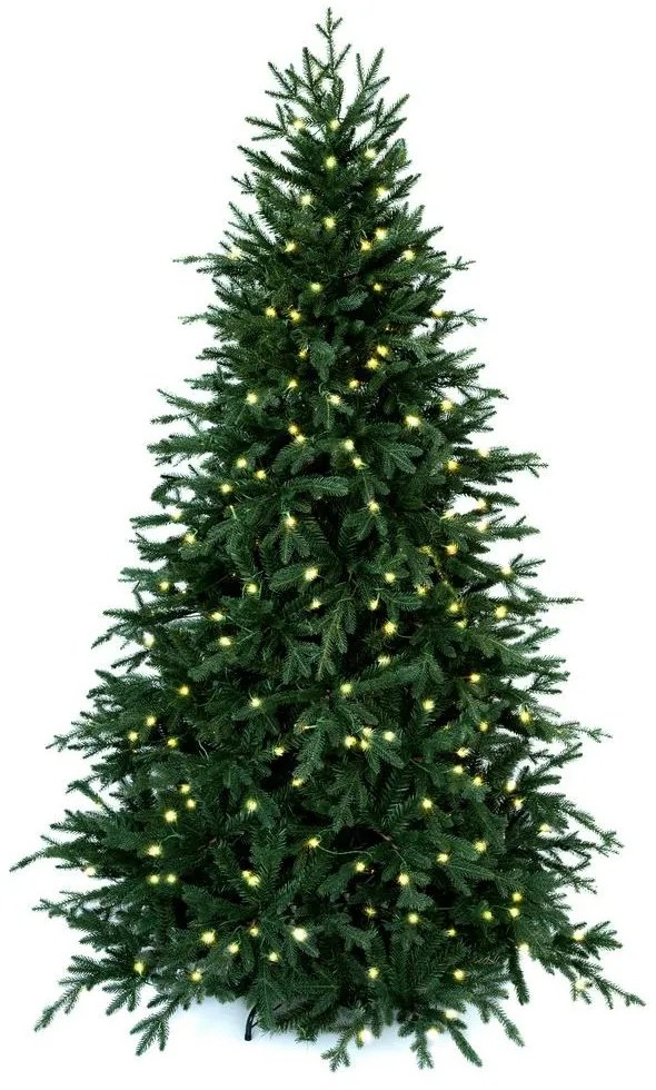 Umelý vianočný stromček 3D Smrek Horský 240cm LED600
