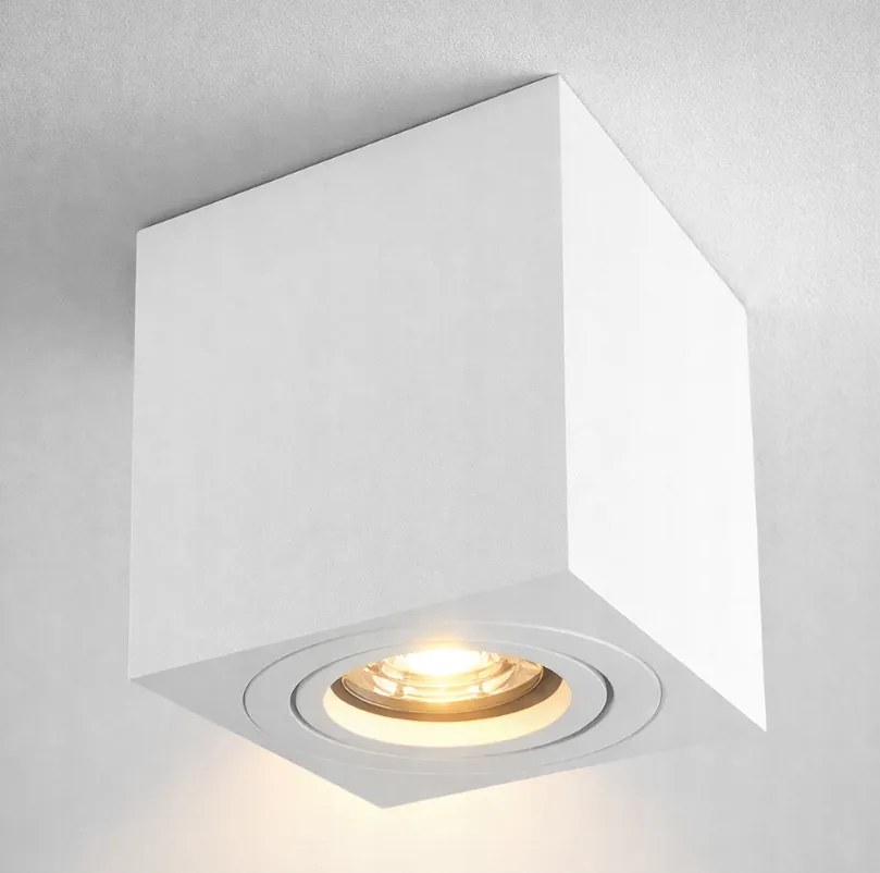 Přisazená halogenová trubice GU10 LED pohyblivé stropní bodové světlo bílé