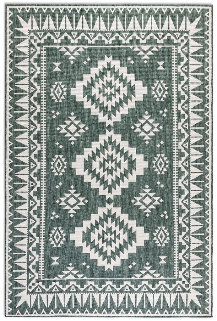 ELLE Decoration koberce Kusový koberec Gemini 106020 Green z kolekcie Elle – na von aj na doma - 200x290 cm