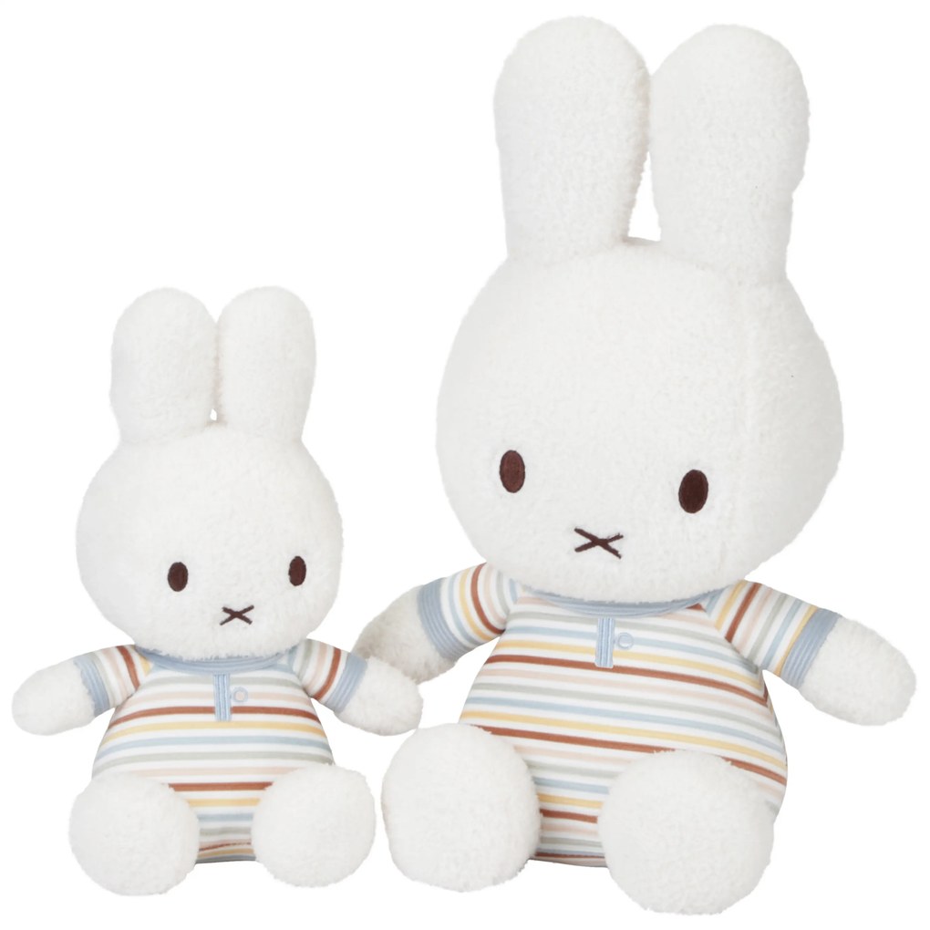 Králiček Miffy plyšový Vintage Prúžky 35 cm