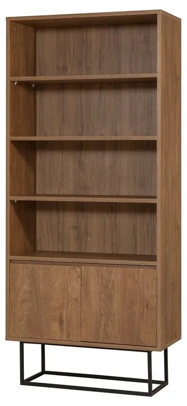 Knižnica Rea Black and Walnut