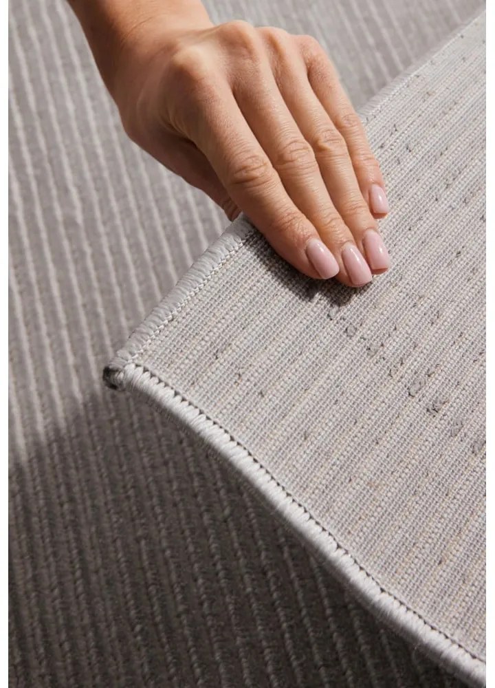 Sivo-krémový koberec 160x235 cm Perles Dolomite – Elle Decoration