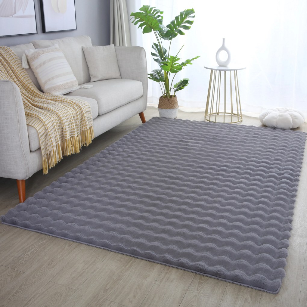 Ayyildiz, Kusový koberec Ambiance 5110 Grey, 160x230, šedá, obývacia izba