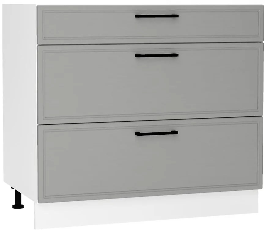 Kuchynské skrinka Emily D90PC S/3 Dast Grey