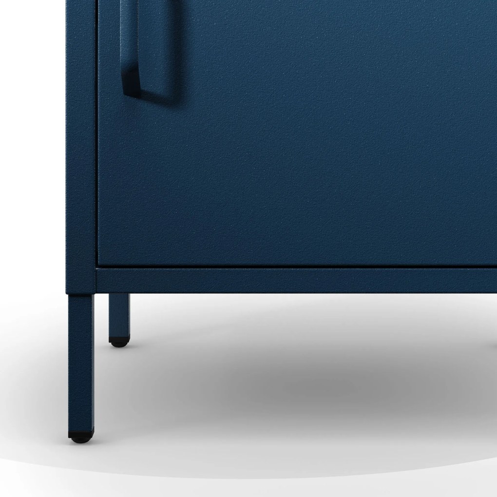 Nočný stolík MIA, 424 x 595 x 400 mm, Modern: tmavomodrá farba