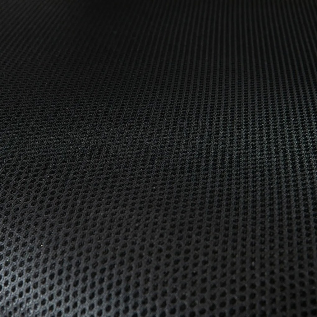 Autronic KANCELÁRSKA STOLIČKA - čierna - 59 x 108-120 x 59 cm, textil + ekokoža + plast